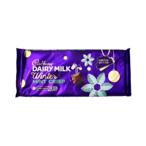 Cadbury Dairy Milk Winter Mint Crisp 360g