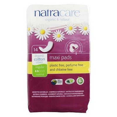 Natracare Maxi Pads Regular 14 Pack