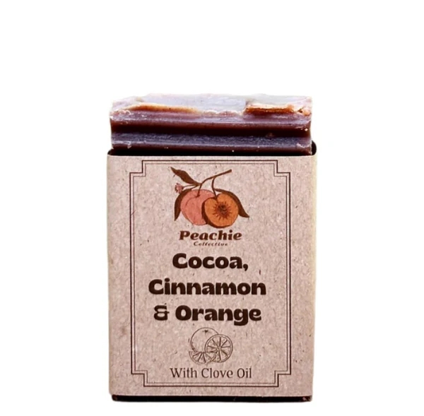 Peachie Soap Bar Cocoa, Cinnamon & Orange 110g