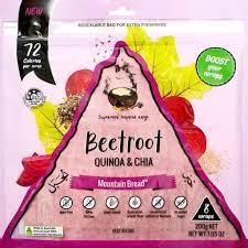 Mountain Bread Superfood Beetroot Quinoa & Corn 200g