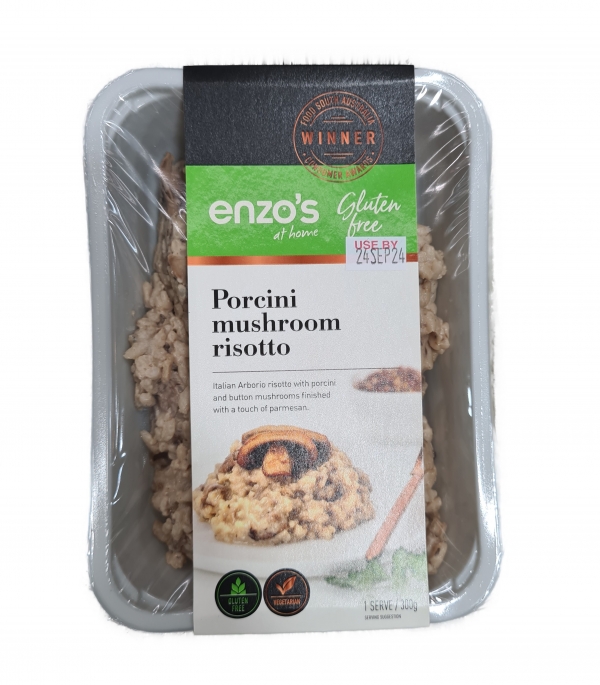 Enzo's At Home Porcini Mushroom Risotto Gluten Free 300g