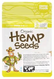 Hemp Foods Organic Hemp Seeds Hulled 114g