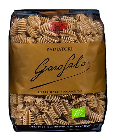 Garofalo Pasta Organic Wholemeal 5-87 Radiatori 500g