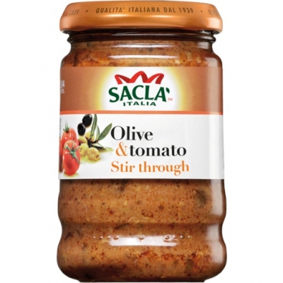 Sacla Stir Through Pasta Sauce Olive & Tomato 190g