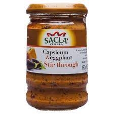 Sacla Pasta Sauce Stir Through Eggplant & Capsicum 190g