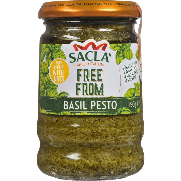 Sacla Basil Pesto Free From 190g