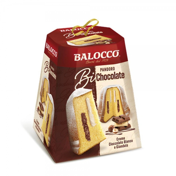 Balocco Pandoro Bi Chocolate 800g