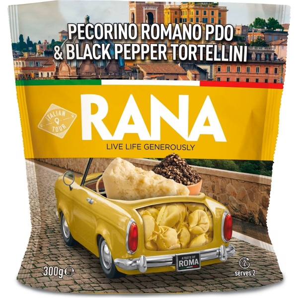 Rana Pecorino Romano PDO & Black Pepper Tortellini 300g