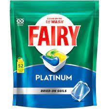 Fairy Dishwasher Tablets Platinum Lemon 52 Pack