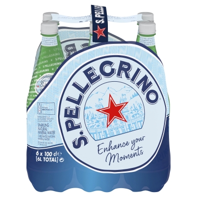 San Pellegrino Sparkling Mineral Water 6 x 1lt