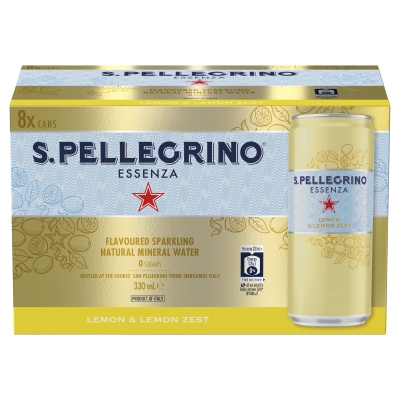 San Pellegrino Essenza Lemon 8 x 330ml