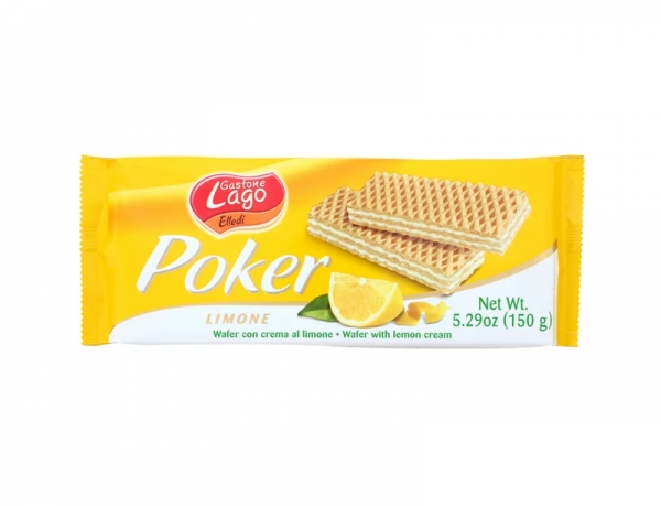 Lago Lemon Wafer Biscuits 150g