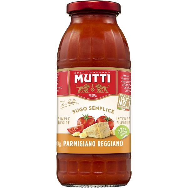 Mutti Simply Sugo Parmigiano Reggiano 400g