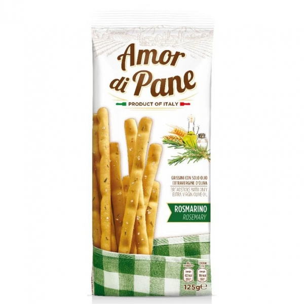 Amor di Pane Breadsticks Rosemary 125g