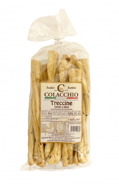 Colacchio Treccine Onion & Olive 400g