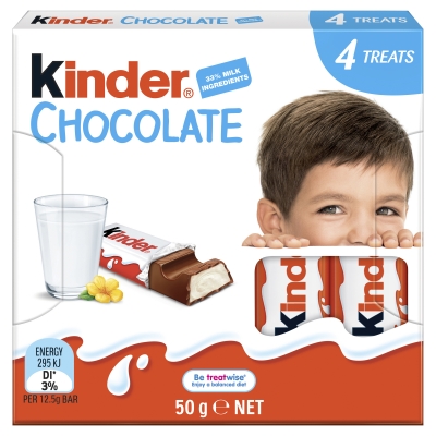 Kinder Chocolate Treat 4 Pack 50g