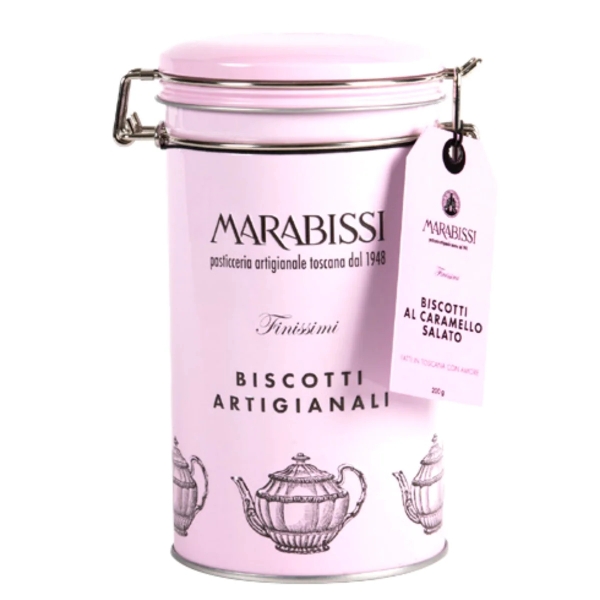 Marabissi Cookie Tin Salted Caramel 200g