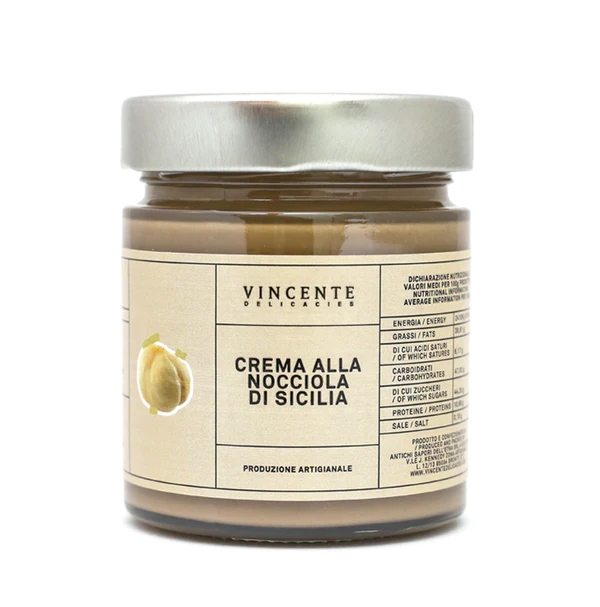 Vincente Sicilian Hazelnut Cream Spread 180g