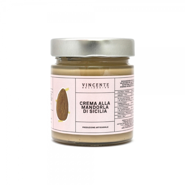 Vincente Delicacies Sicilian Almond Cream Spread 180g