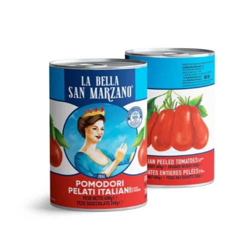 La Bella San Marzano Whole Peeled Tomatoes 400g