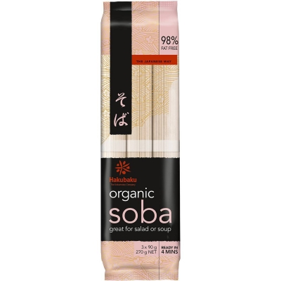 Hakubaku Organic Soba Noodles 270g