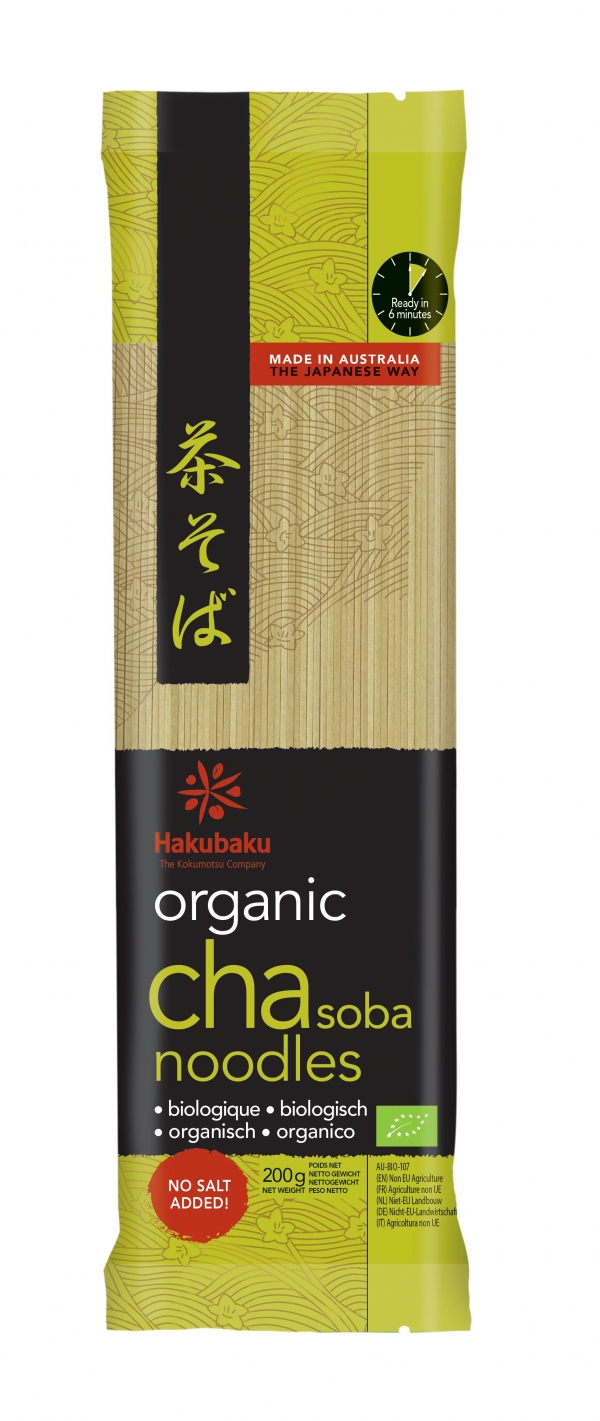 Hakubaku Organic Cha Soba Noodles 200g