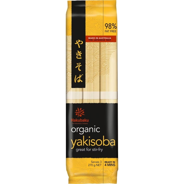 Hakubaku Organic Yaki Soba 270g