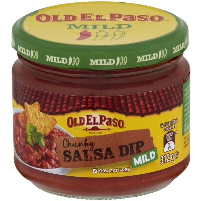 Ol El Paso Chunky Salsa Dip Mild 312g