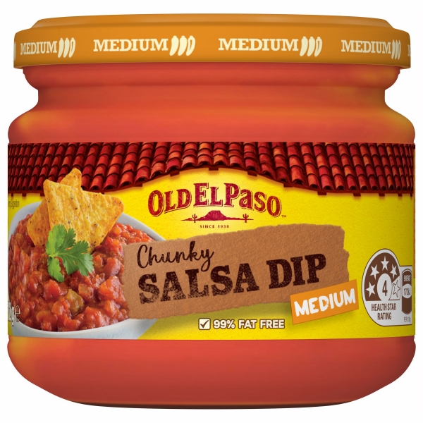 Old El Paso Chunky Salsa Dip Medium 312g