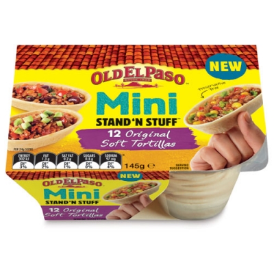 Old El Paso Tortillas Stand N Stuff Mini 145g