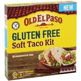 Old El Paso Taco Soft Kit Gluten Free 418g