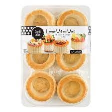 Confiletas Vol Au Vents Large 6 Pack 150g