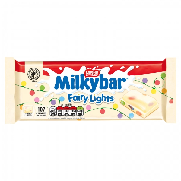 Nestle Milkybar Fairy Lights Block 100g