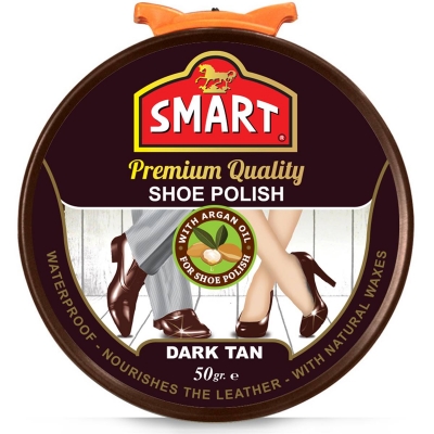 Smart Paste Shoe Polish Dark Tan 50g