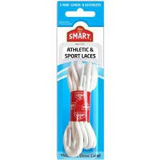 Smart Sports Laces White 120cm 1 Pair