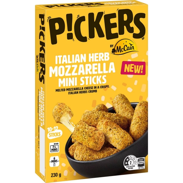 McCain Pickers Mini Mozzarella Sticks 230g