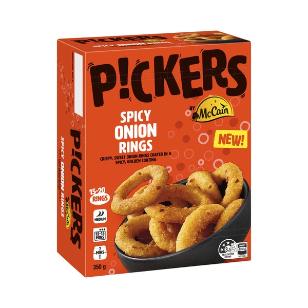 Pickers Onion Rings Spicy 350g