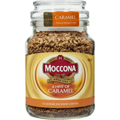 Moccona Coffee Freeze Dried Hint of Caramel 95g