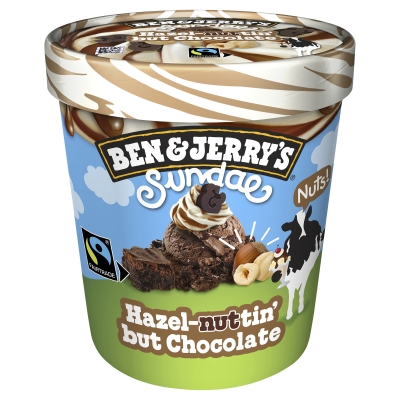 Ben & Jerry's Ice Cream Sunday Hazel-nuttin' But Chocolate 427ml