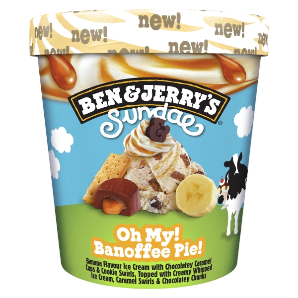 Ben & Jerry's Ice Cream Sunday Banoffee Pie 427ml