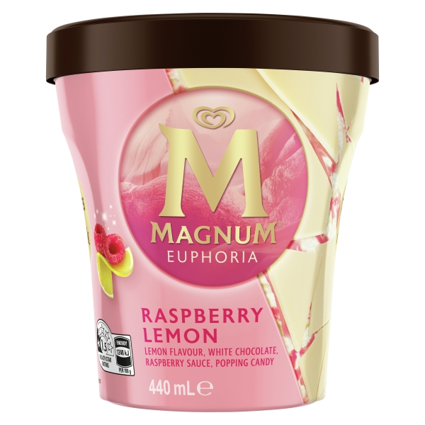 Magnum Ice Cream Euphoria Raspberry Lemon 440ml