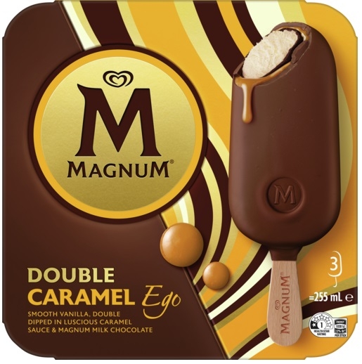 Streets Magnum Double Craramel Ego 3 Pack 255ml