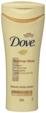 Dove Body Lotion Summer Glow Fair To Normal Skin 250ml