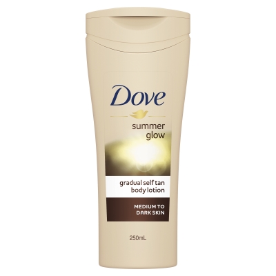 Dove Body Lotion Summer Glow Medium To Dark Skin 250ml