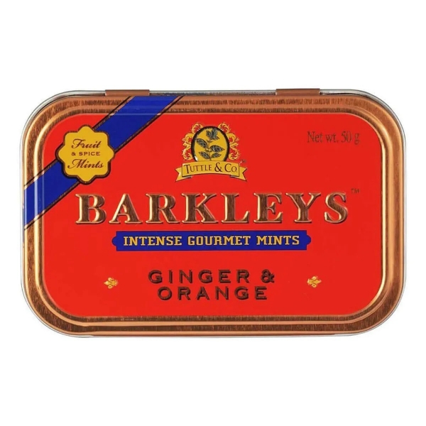 Barkleys Mints Ginger & Orange 50g