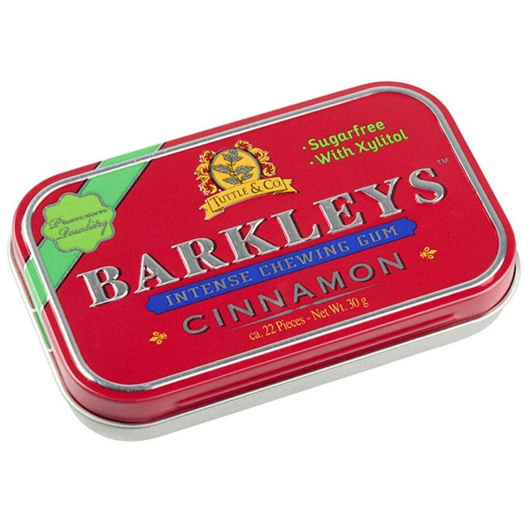 Barkley's Gum Cinnamon Sugar Free 30g