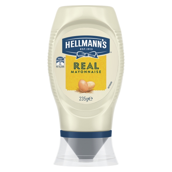 Hellmann's Real Mayonnaise Squeeze 235g