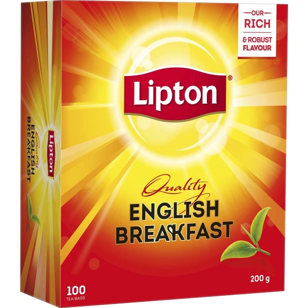 Lipton Tea Bags English Breakfast 100 Pack