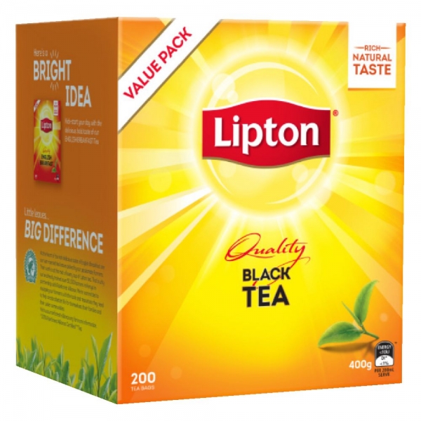 Lipton Tea Bags Quality Black 200 Pack