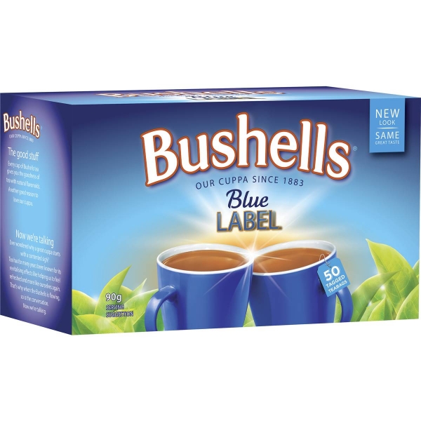 Bushells Tea Bags Blue Label 50 Pack